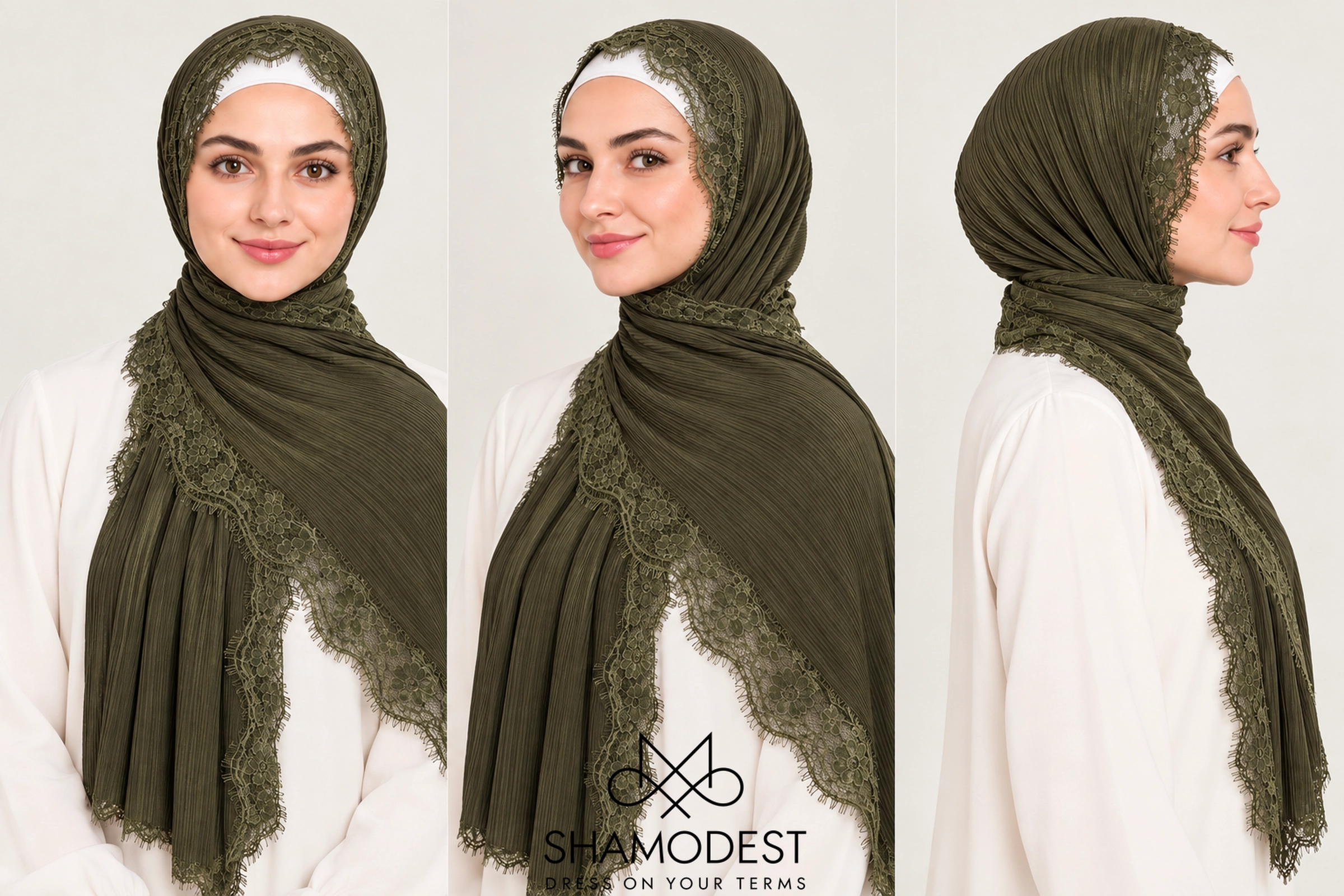 Masha Spitze in Olive Green