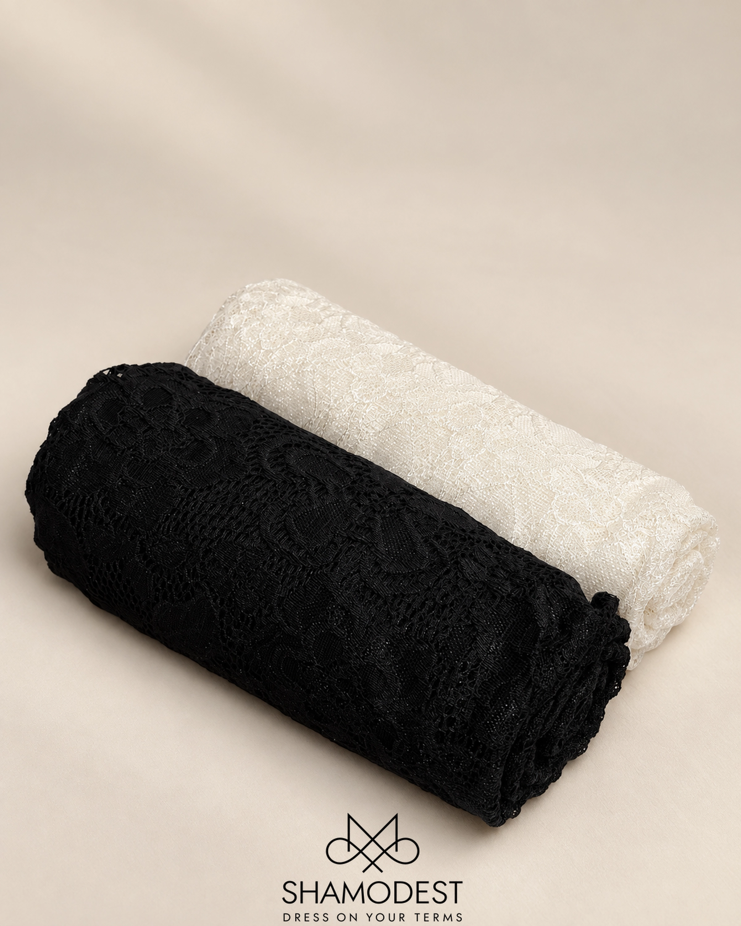 Pure Spitze in Black Pure Dantel - view 3