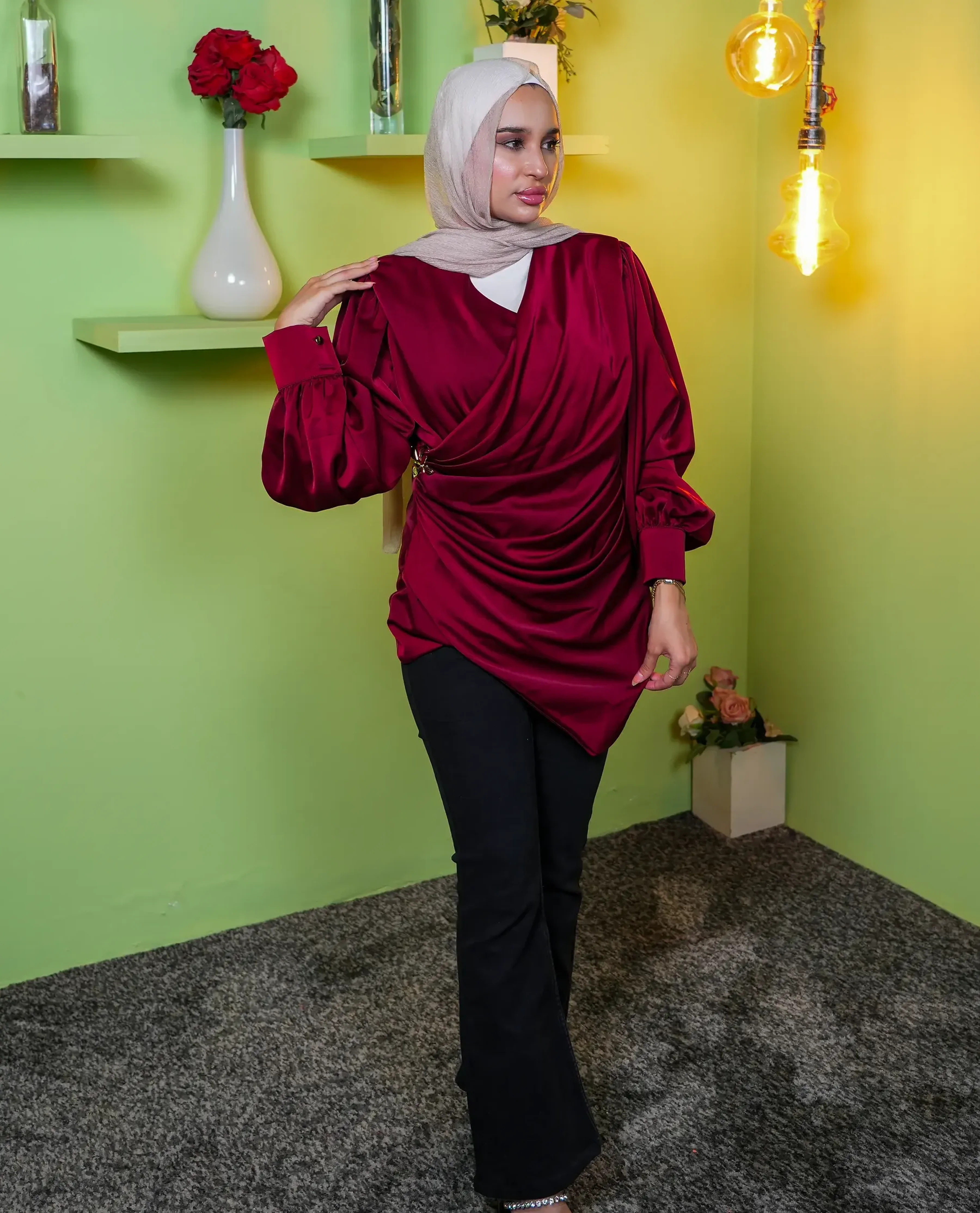 Top 4424 in Burgundy