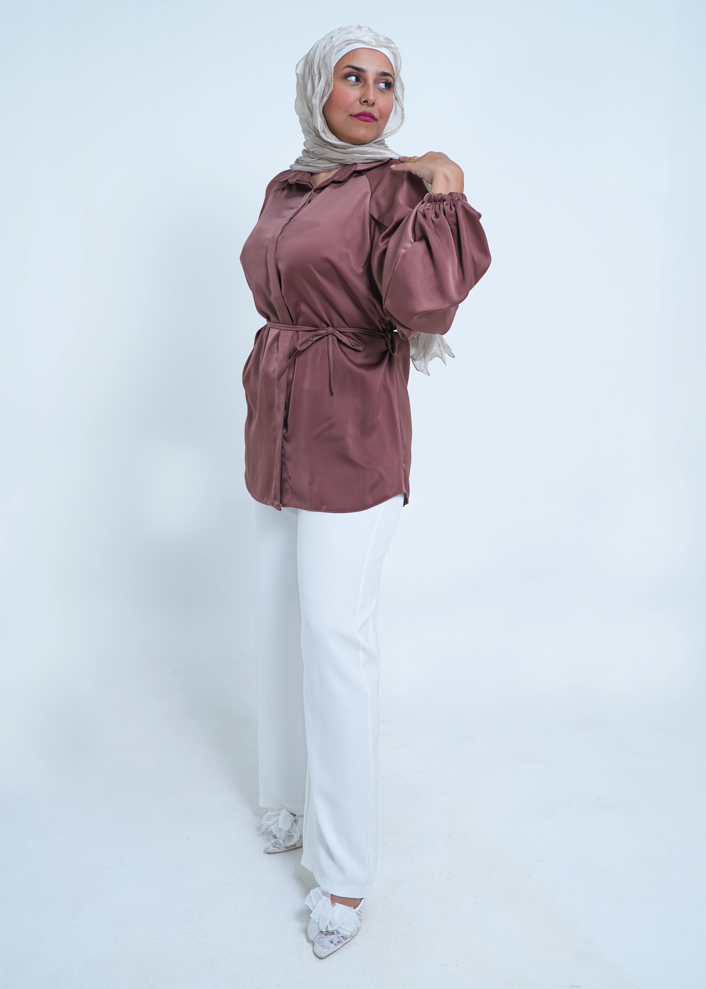 Oberteile 4 in Mauve Brown - view 2